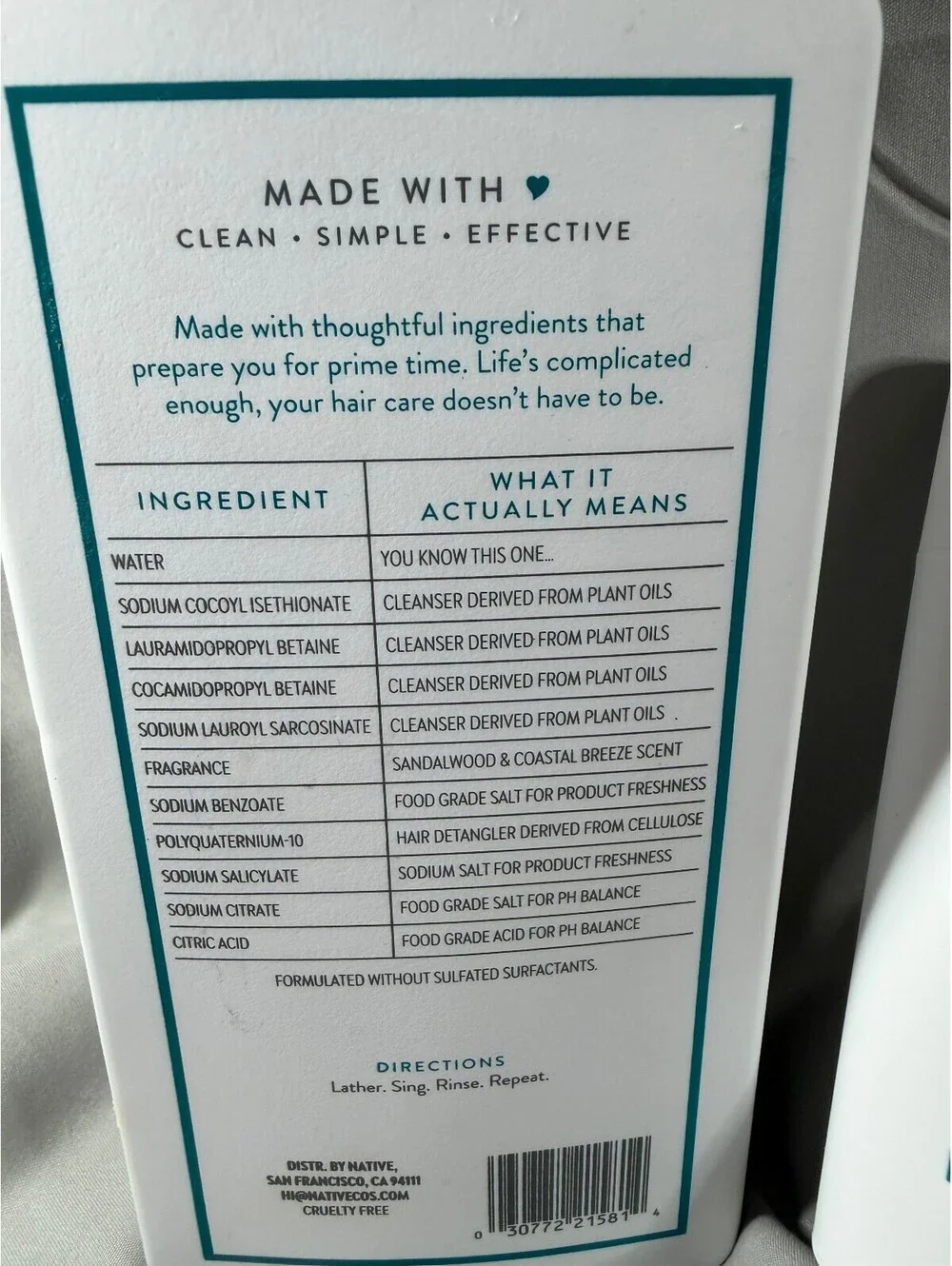 Native Sandalwood & Coastal Breeze 2-in-1 Shampoo & Conditioner  + Deodorant Set